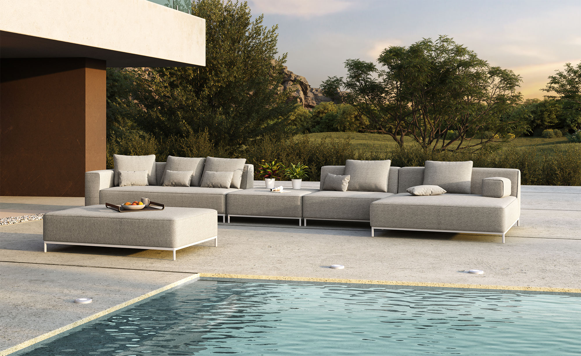 FLOW ModulSystem LoungeMöbel ForumGartenmöbel